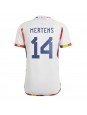 Belgien Dries Mertens #14 Replika Borta Kläder VM 2022 Kortärmad
